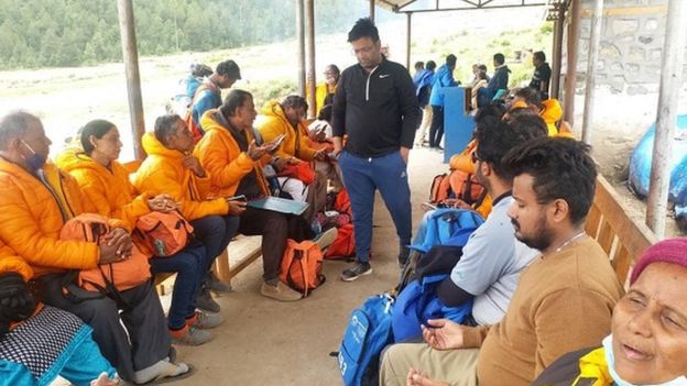 कैलाश मानसरोबर जाने भारतीय तीर्थयात्री अलपत्र