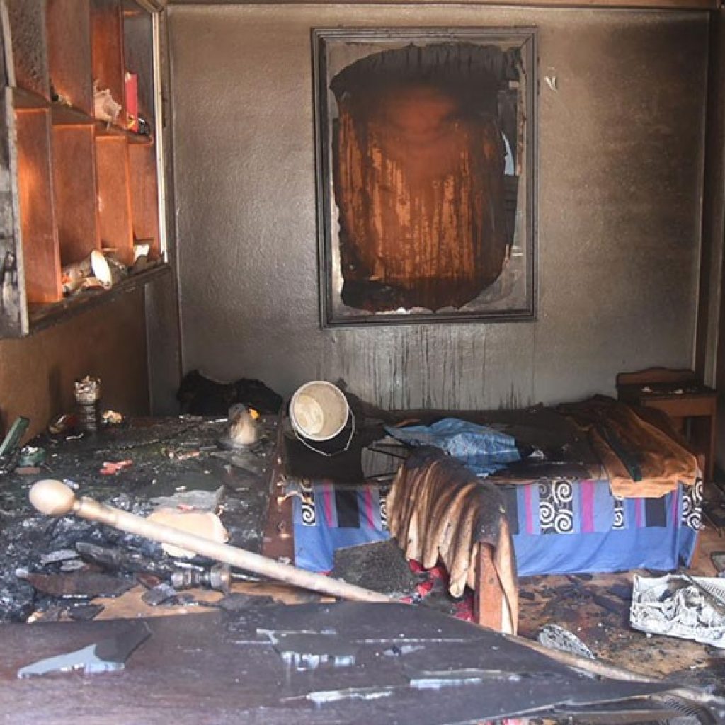 ठमेलमा आगलागी,दुई करोडभन्दा बढी क्षति