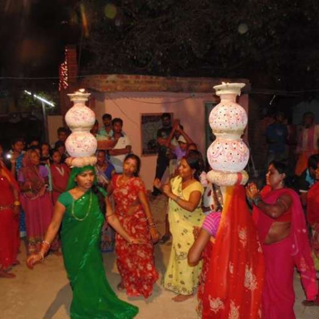 मिथिलाञ्चलमा झिझिया नृत्यको रौनक