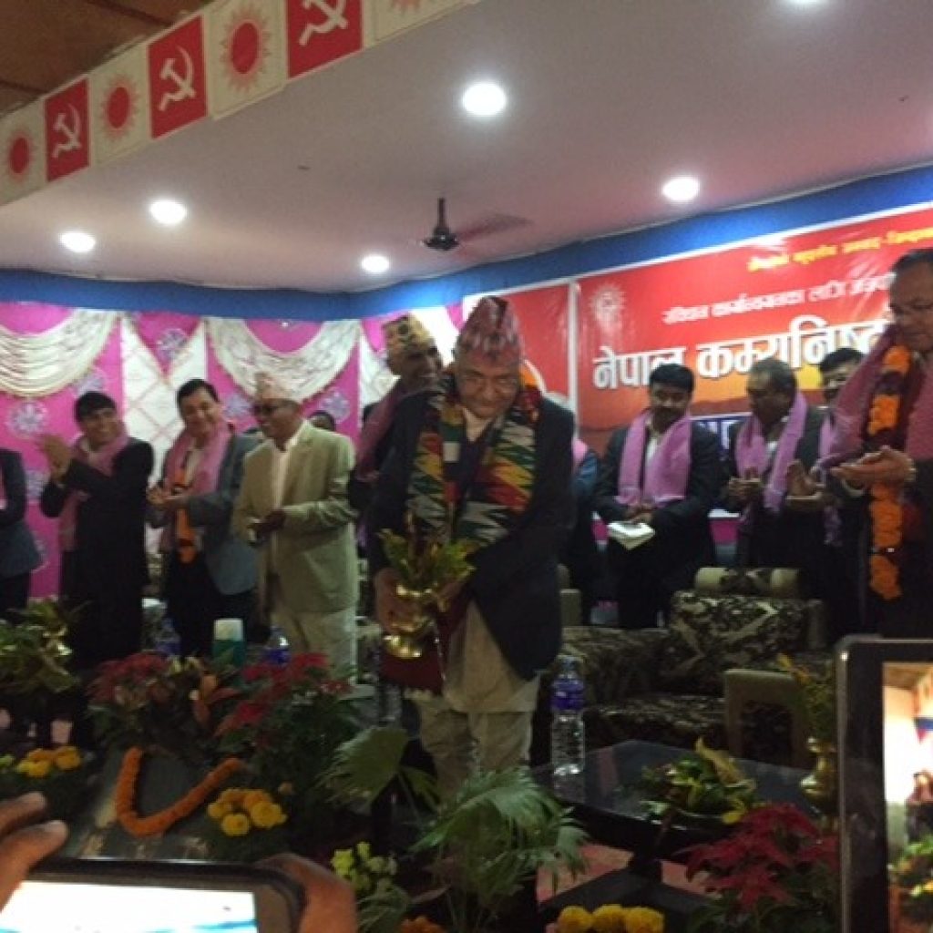 संविधान संशोधनको हल्ला संविधान कार्यान्वयन हुन नदिने प्रायोेजित षडयन्त्रः ओली