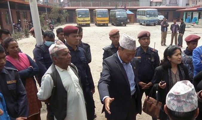 प्रहरी स्कुलको प्राङ्गणमा विद्यार्थीको शव