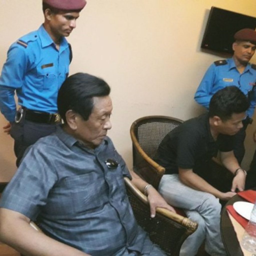 घुस दिन खोज्दा नयाँ शक्ति नेपालका नेता शेर्पा पक्राउ