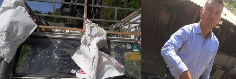 एमाले नेता राईको गाडीमा बम र गोली प्रहार, एक प्रहरी घाइते,सरकारले सुरक्षा नदिएकोमा एमाले अध्यक्ष ओलीको कडा आपत्ति