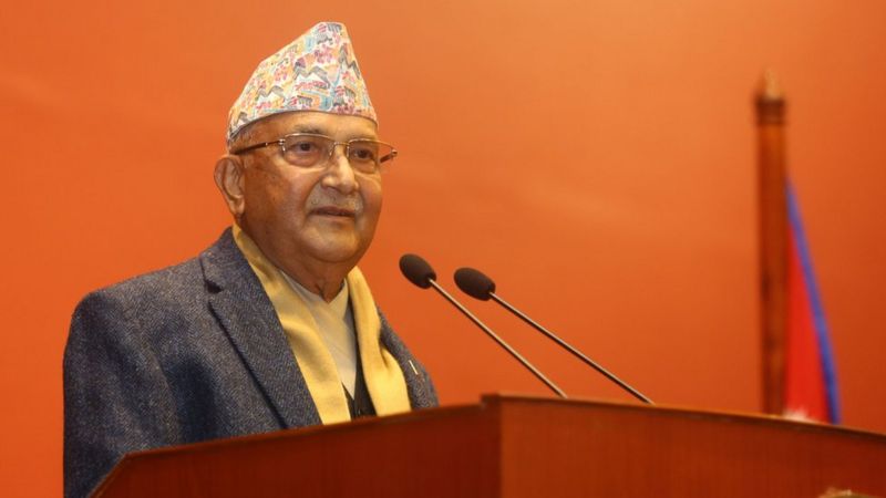 प्रतिनिधिसभा विघटन राजनीतिक प्रश्न : ओली