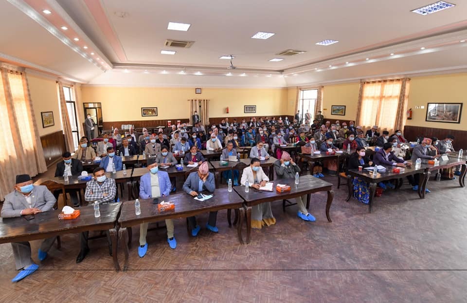 एमाले महाधिवेशन आयोजक कमिटीको बैठक बस्दै