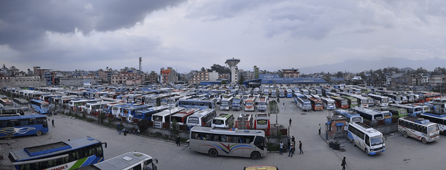 नयाँ बसपार्कका टिकट काउण्टर बुधबारदेखि बन्द