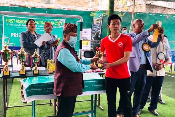 फस्ट भिजनोभा फुटसल कप २०७७ संपन्न-टोखाको माउण्ट ग्लोरी स्कुल प्रथम