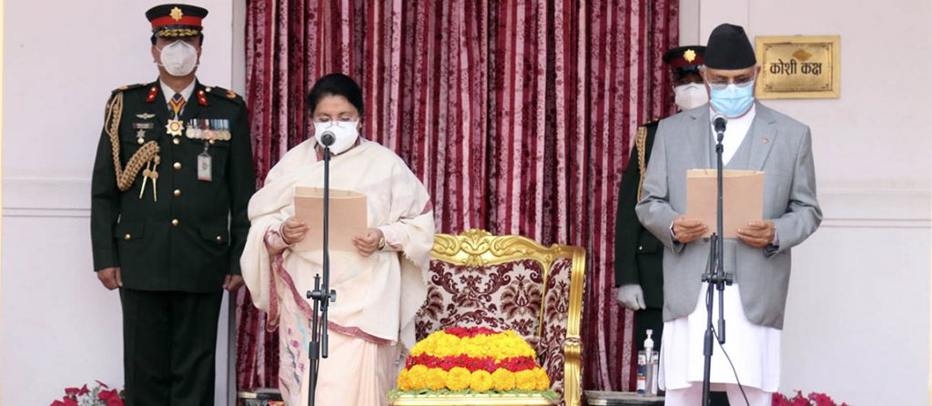 फेरि प्रधानमन्त्रीमा केपी शर्मा ओली