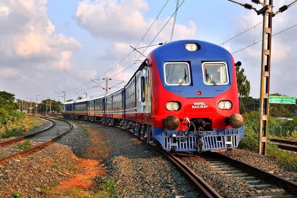 नेपाली रेलको गति परीक्षण गरिँदै