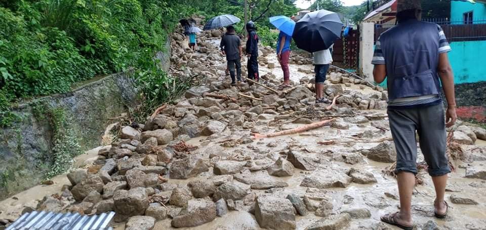 बुटवलको ज्योतिनगरमा पहिरो