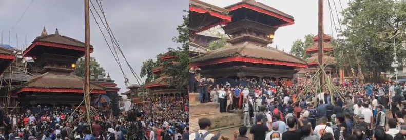 वर्षा र सहकालका देवता देवराज इन्द्रको पूजा–आराधना गरी इन्द्रजात्रा पर्व मनाइँदै
