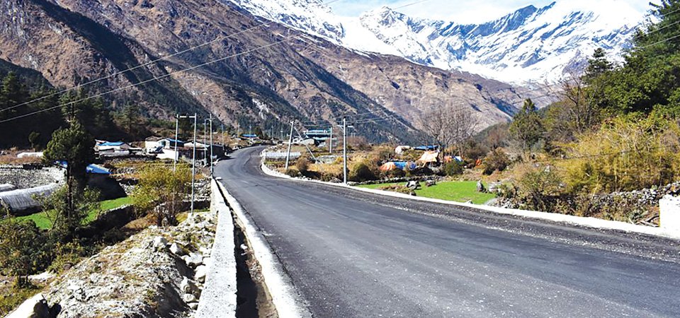 कालीगण्डकी करिडोर मुस्ताङमा कालोपत्रे