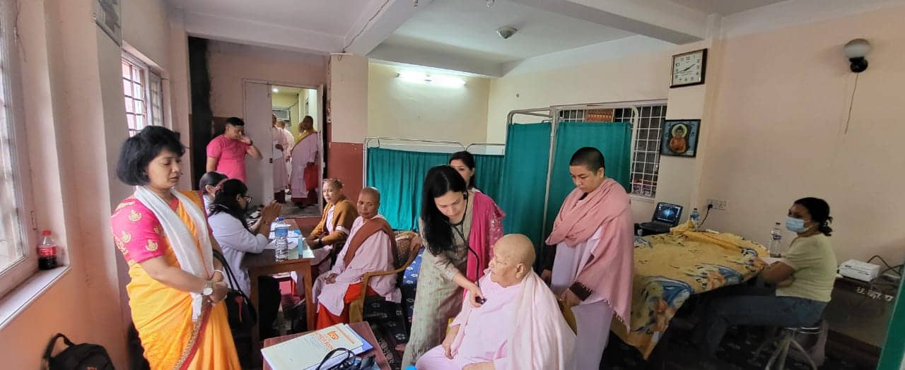धम्मावती गुरूमाको ८९औं जन्म दिनको अवसरमा ‘मुटु जाँच शिविर’ सम्पन्न