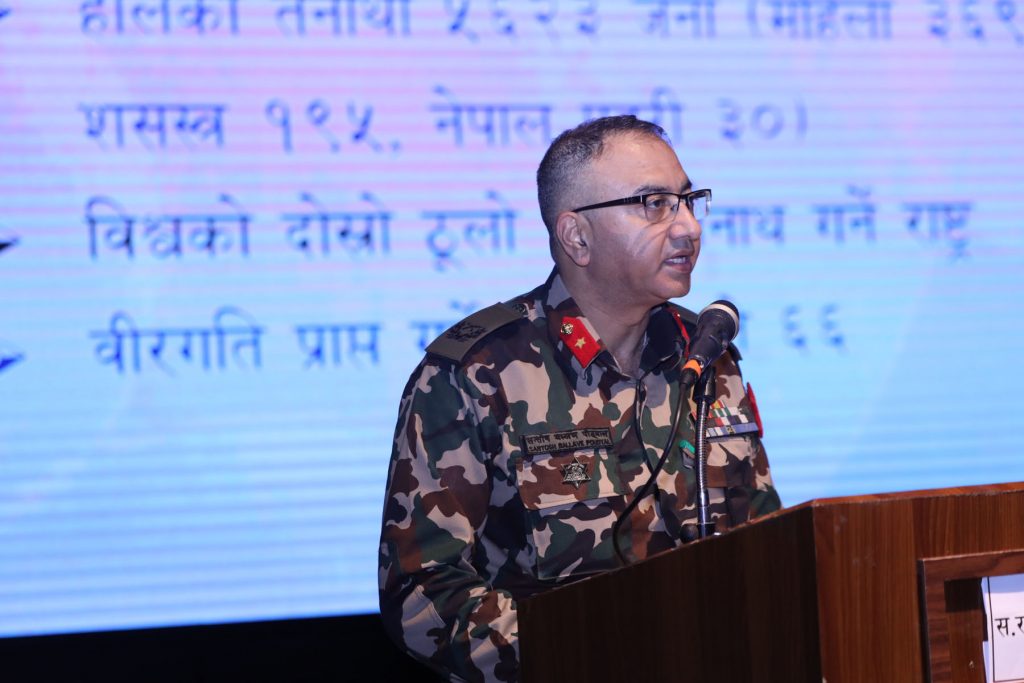 ६९ अर्ब तीन करोड ७९ लाख छ सैनिक कल्याणकारी कोषको सम्पत्ति