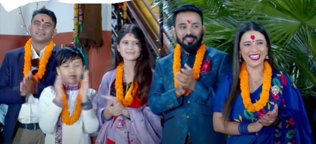 पुरुषोत्तम पौडेल, सुनिता बुढामगरकाे तिहार गीत ‘झिलीमिली तिहार’ बजारमा