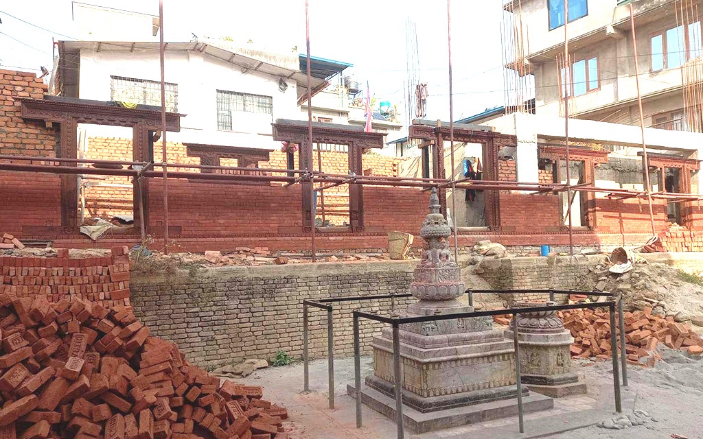 दुई सय ५० वर्षअघि भत्किएको कीर्तिपुर दरबार फेरि बन्दै