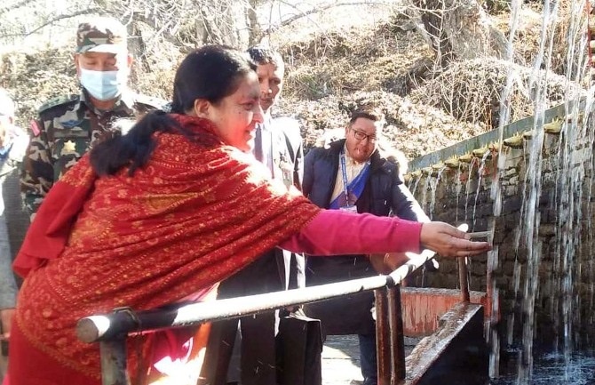 राष्ट्रपति भण्डारीद्वारा मुक्तिनाथमा विशेष पूजाआजा