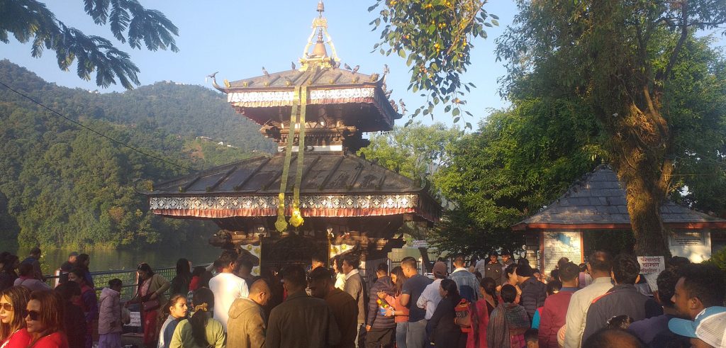 पोखराको बाराही भगवतीको मन्दिर पुनःनिर्माण गरिँदै