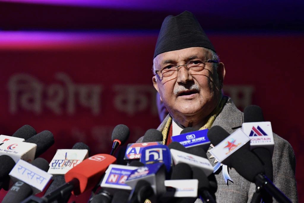 एमाले संसदीय दलको नेतामा ओली निर्विरोध