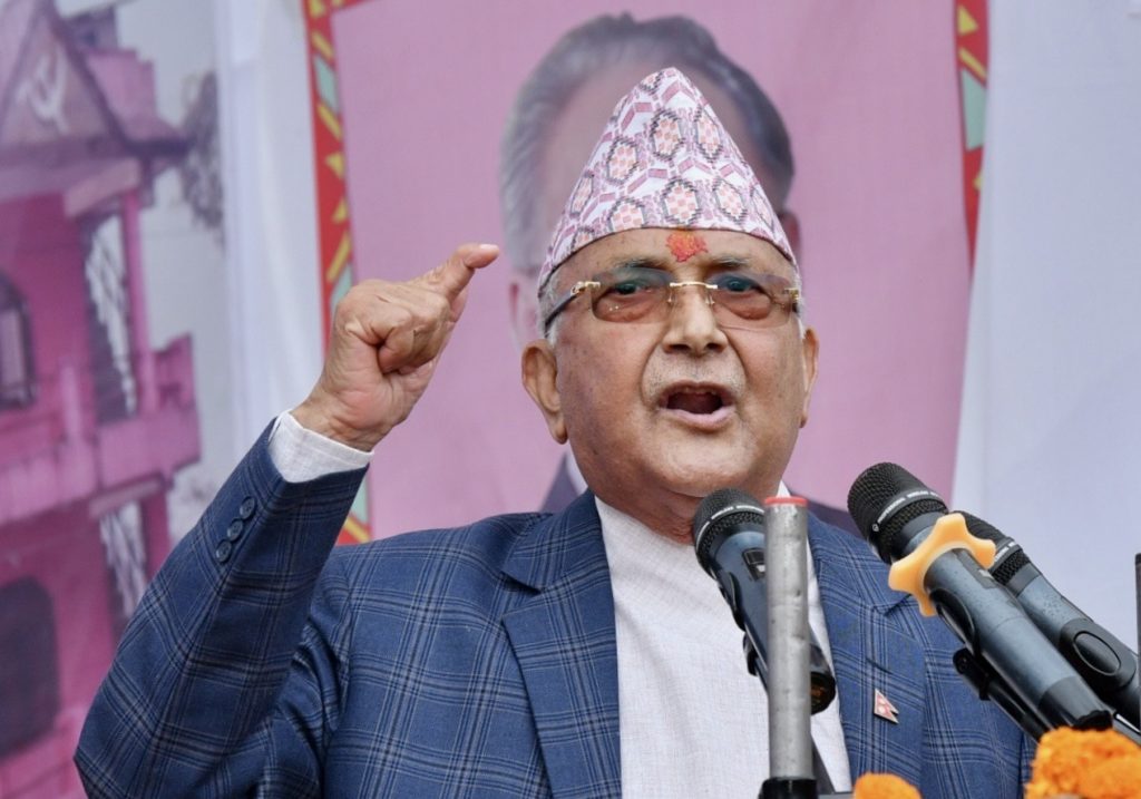 बिथोलिएको राजनीति अंग्रेजी नयाँवर्ष संगैअगाडि बढ्छ : अध्यक्ष ओली
