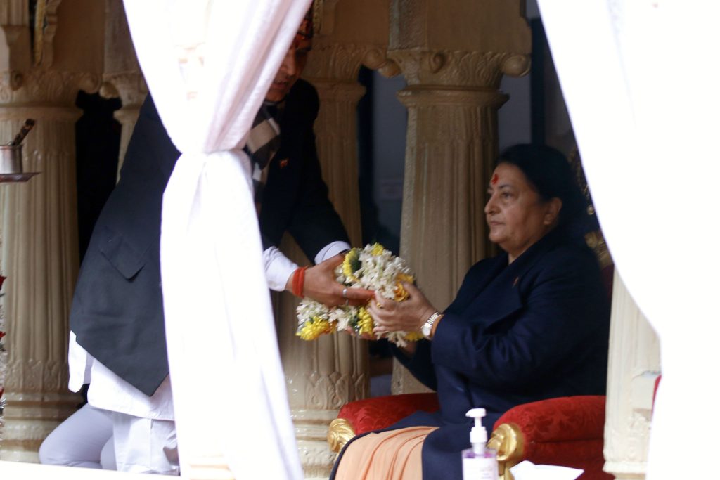 राष्ट्रपतिद्वारा वसन्त श्रवण