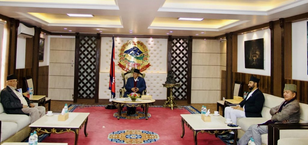 अध्यक्ष ओली नेतृत्वको उच्चस्तरीय राजनीतिक संयन्त्रको बैठक बस्दै