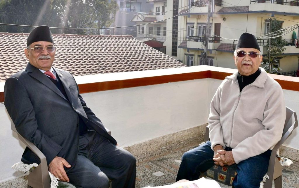 बालकोटबाट ओली–प्रचण्डको सन्देशः राष्ट्रपतिमा एमालेको उम्मेदवारमा राष्ट्रिय सहमति