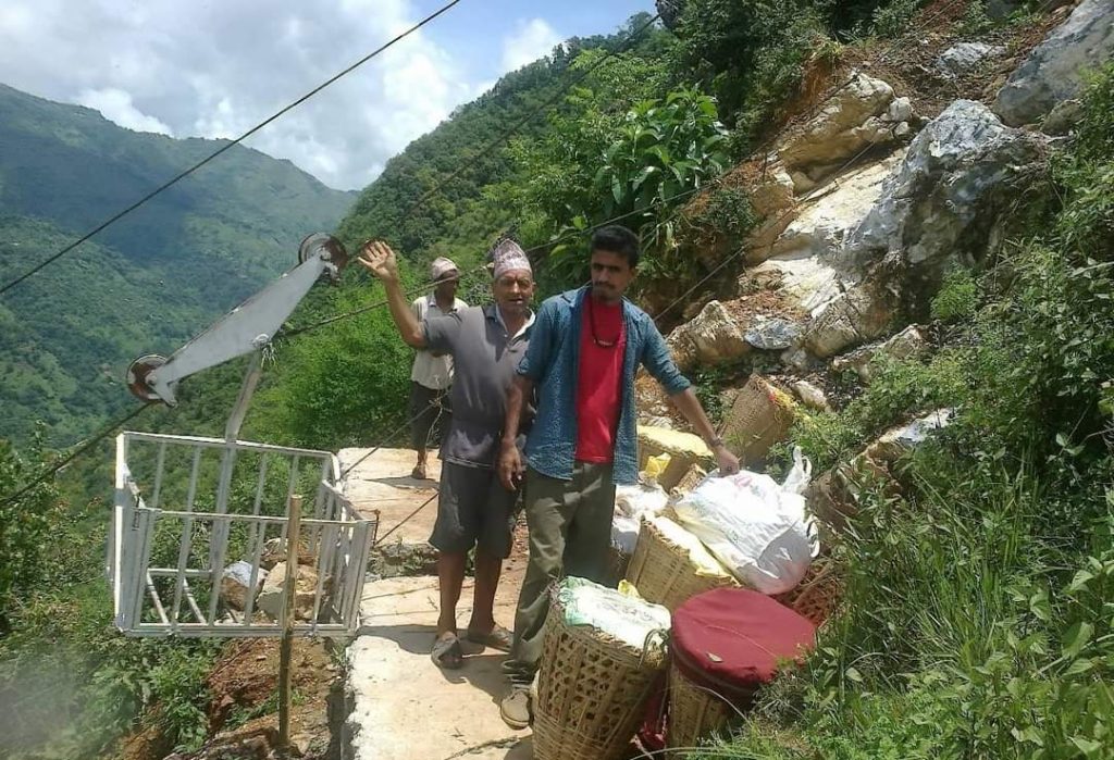 स्याङ्जामा सडकको पहुँचसँगै वैकल्पिक बन्यो ग्राभिटी रोपवे