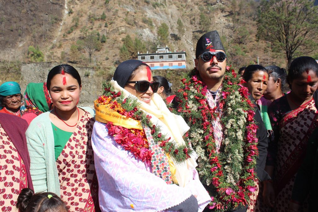 कतारकी राजकुमारी हिमाल चढ्न म्याग्दी आइपुगिन