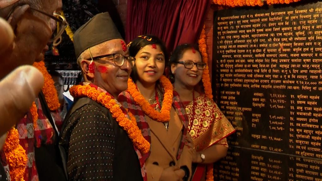 लुँचुंभुलु अजिमाको द्यःछेँ जीर्णोद्धारः उपप्रमुख सुनिता डंगोलबाट उद्घाटन