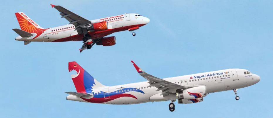 नेपाल एयरलाइन्स र एयर इन्डियाका जहाज झन्डै ठोक्किए, तीन एटीसी निलम्बित