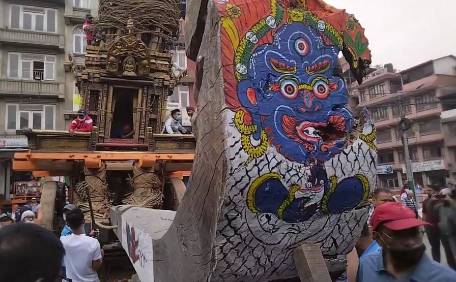 रातो मछिन्द्रनाथको जात्रा सुरु, बेलुकी ५ बजे रथारोहण गरिने
