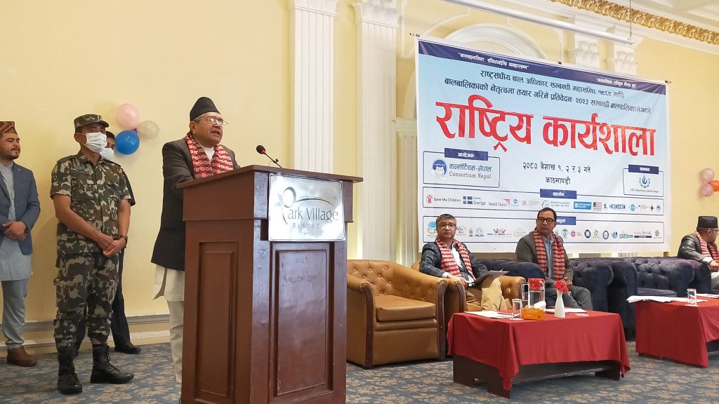 संयुक्त राष्ट्र संघीय बाल अधिकार समितिकाे सुझावहरु प्रति सरकार सम्वेदनशिल छ: सभाममुख घिमिरे