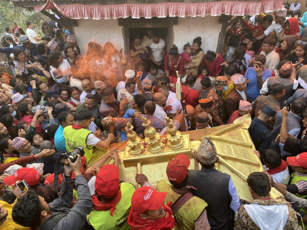 नुवाकोटमा मनाइयो धुमधामका साथ सन्दुरे जात्रा