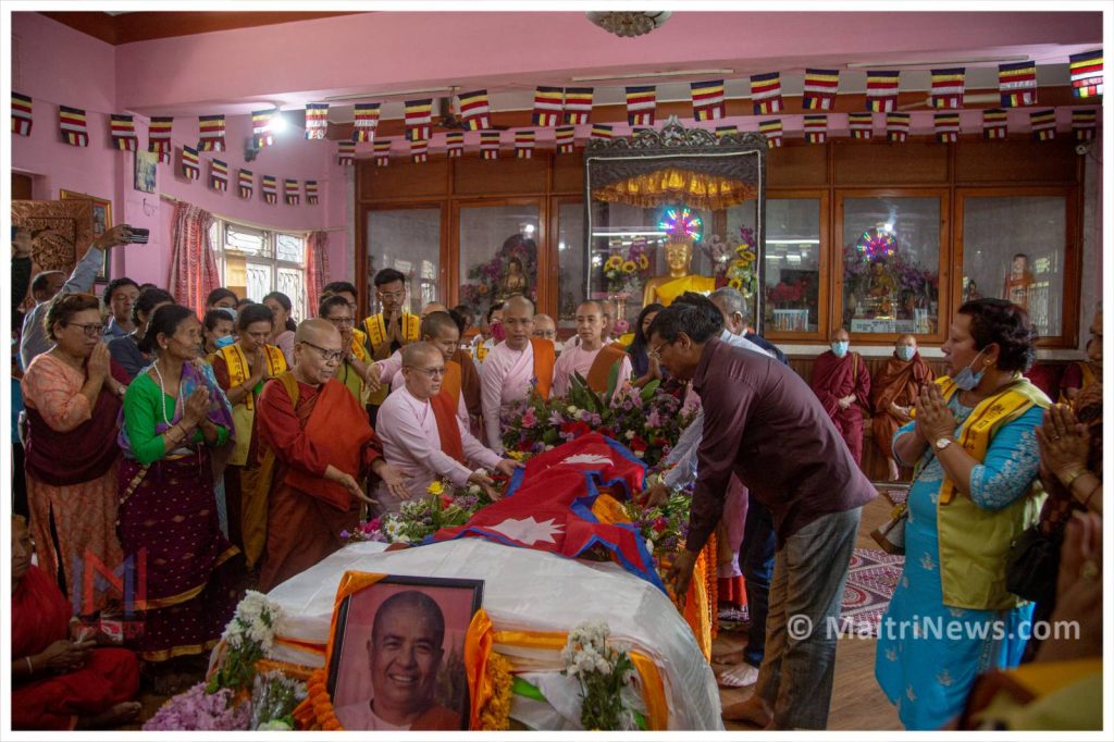 अनगारिका डा. अनोजा गुरुमाको अन्तिम संस्कार, अस्पताललाई शव हस्तान्तरण