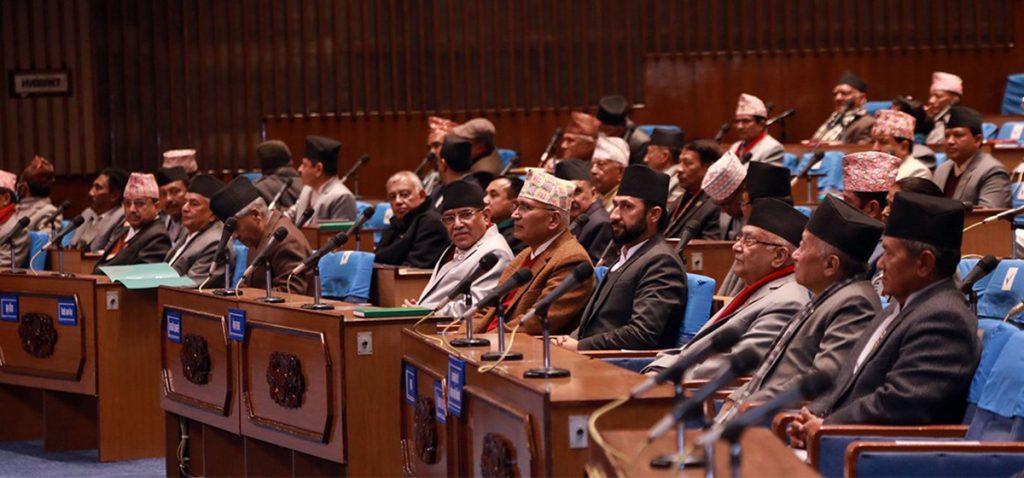 प्रतिनिधिसभाको बैठक : संसदमा नीति तथा कार्यक्रममाथि उठेका प्रश्नको जवाफ दिँदै प्रधानमन्त्री