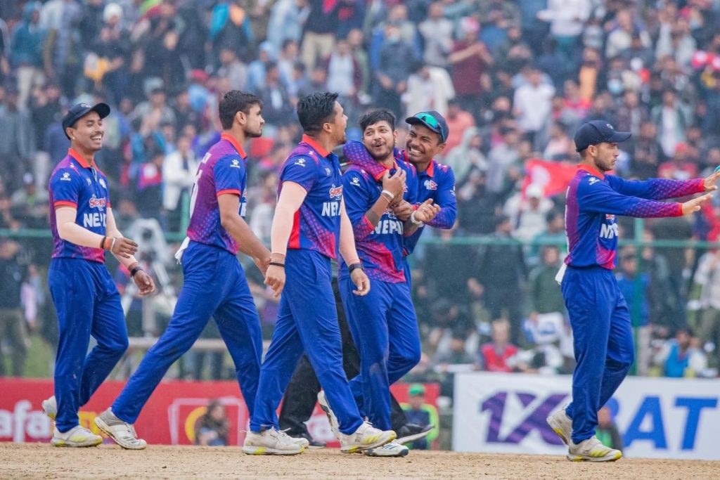 यूएईलाई ७ विकेटले हराउँदै एसिया कपमा नेपाल