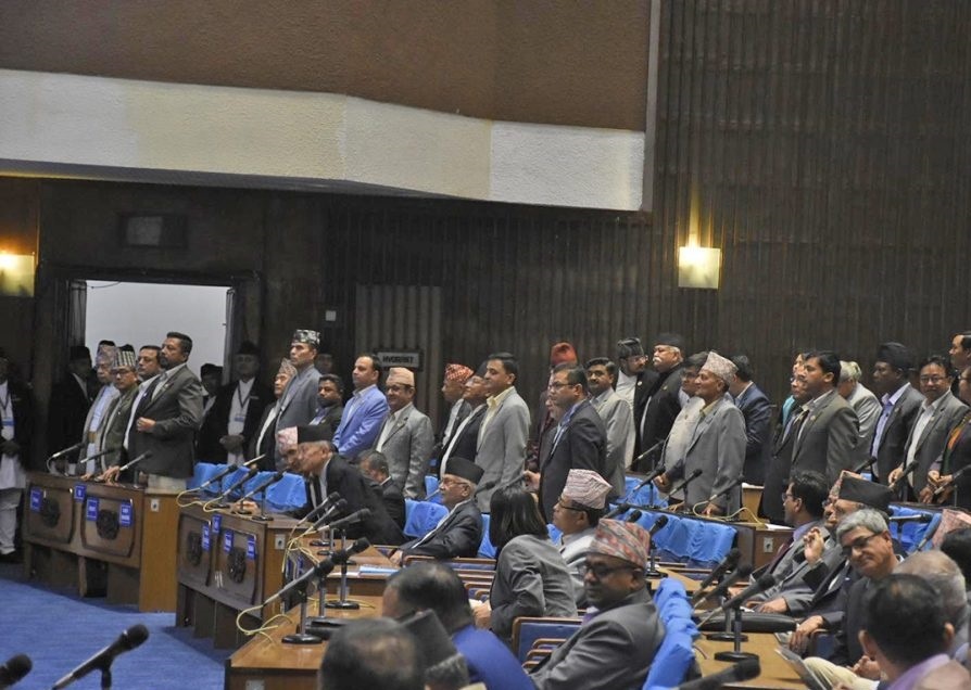 एमालेसहित प्रतिपक्षी तीन दलको अवरोधपछि संसद बैठक स्थगित