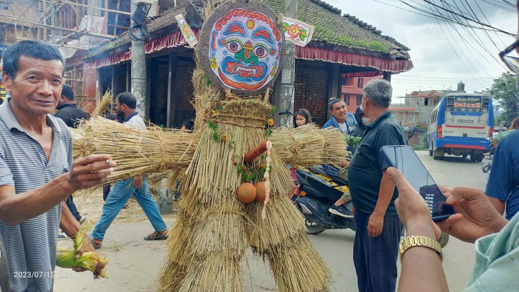 नेवार समुदायले आज शान्तिको कामना गर्दै मनाए गठामुंगः पर्व