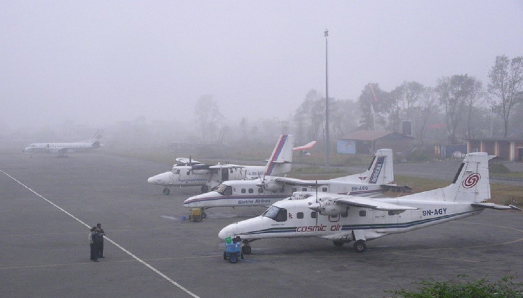 कर्णालीमा दुई दिनदेखि हवाई उडान अवरुद्ध