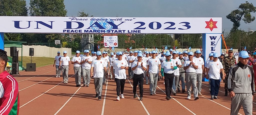 संयुक्त राष्ट्रसङ्घ स्थापना दिवसमा शान्ति पदयात्रा