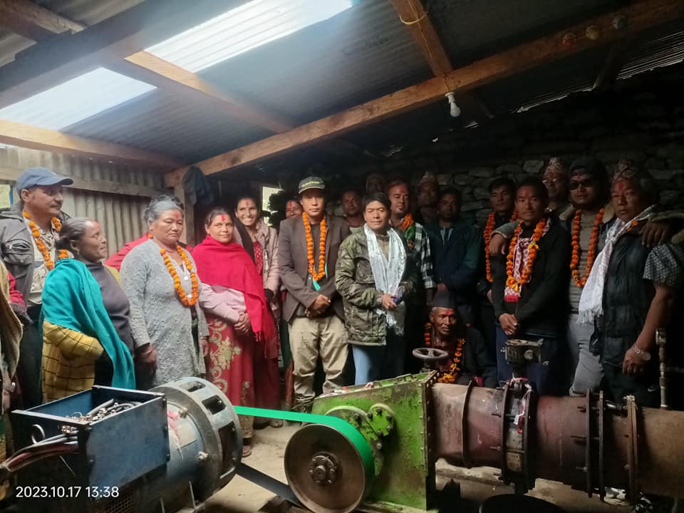 म्याग्दीको लुुलाङमा तीन महिनापछि बिजुुली बल्यो