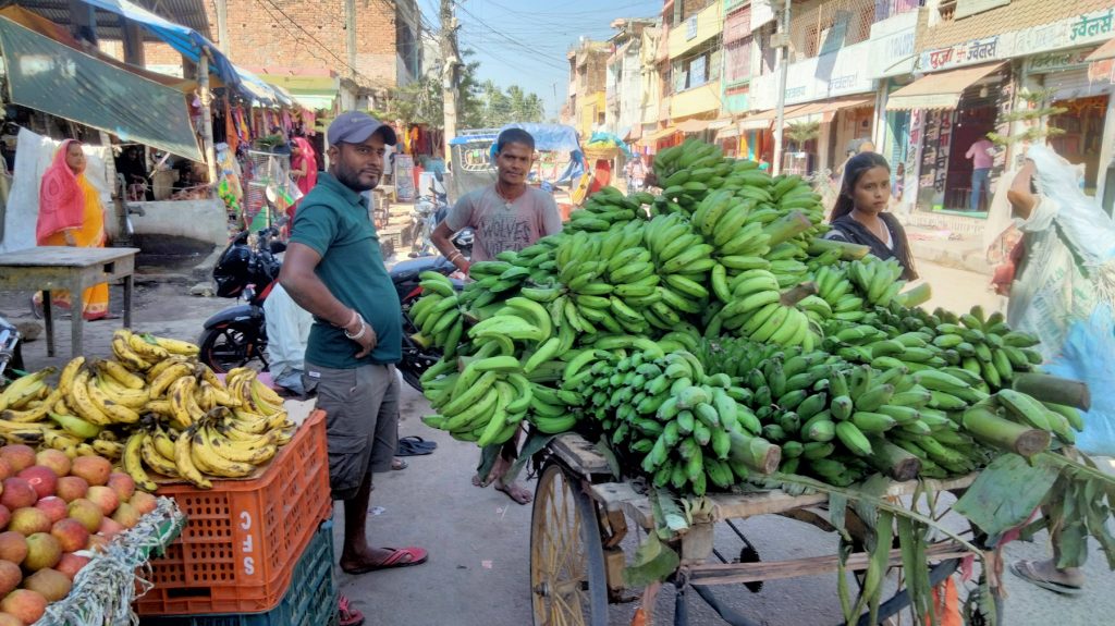 छठका लागि जनकपुरधाममा मात्रै चार करोडको केरा आयात
