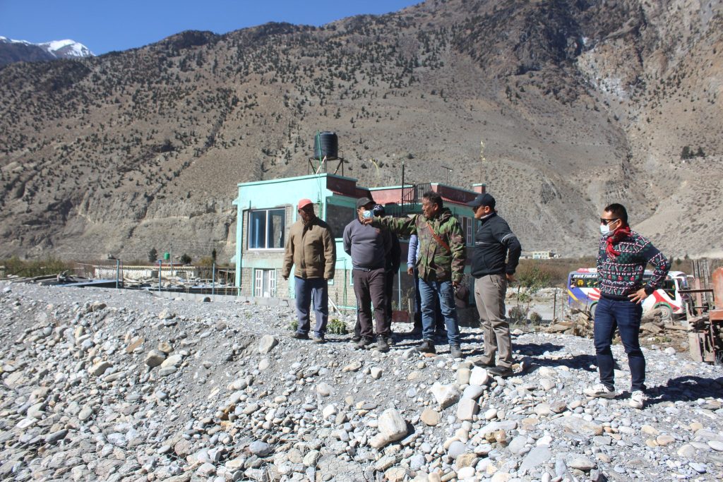 कालीगण्डकीको बगरको सतह बढेसंगै बाढीको जोखिम बढ्याे