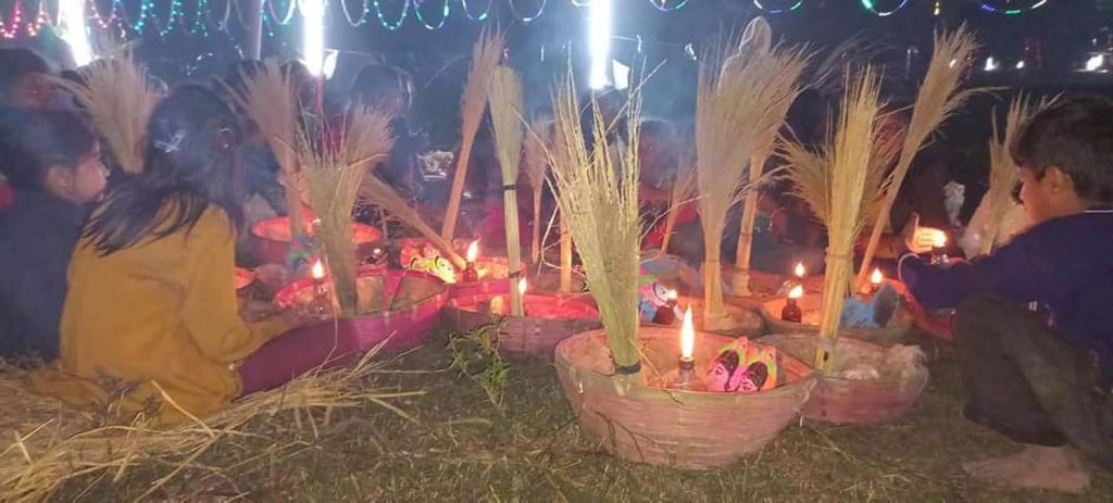 दाजुभाइको दीर्घायुको कामनामा सामाचकेवा
