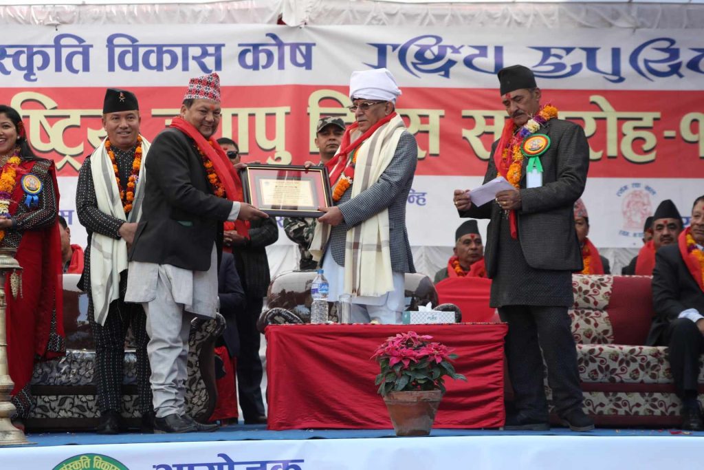 ज्यापु दिवसको अवसरमा भक्तपुरका पत्रकार सम्मानित