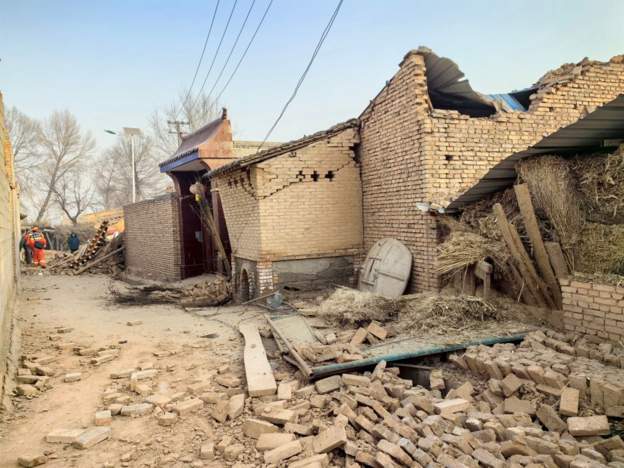 चीनको गान्सु प्रान्तमा ६.२ म्याग्निच्युडको भूकम्प, ८६ जनाको मृत्यु