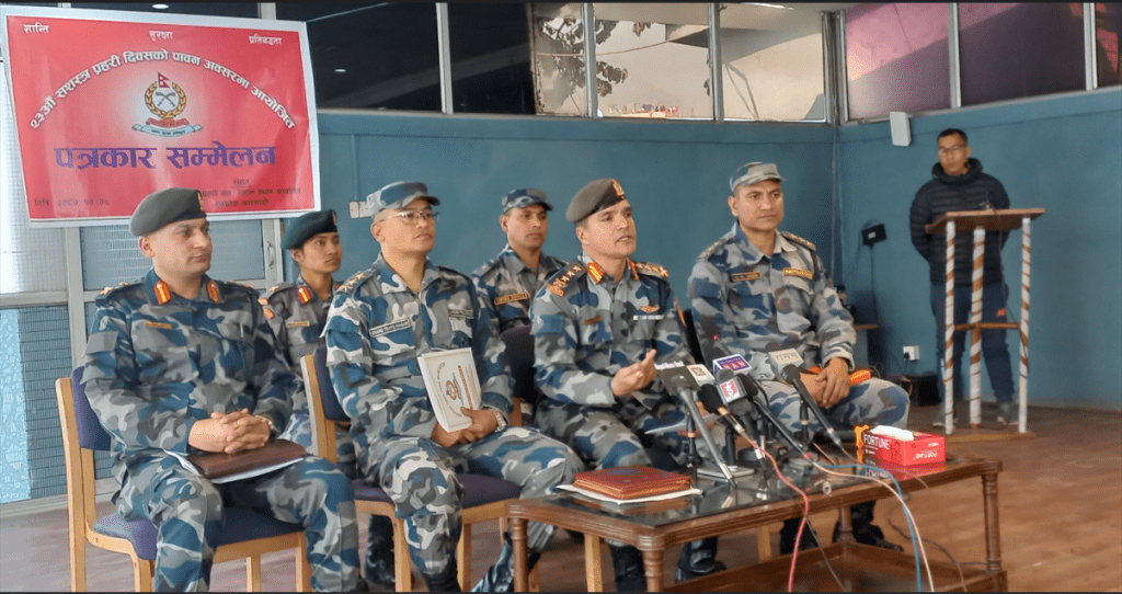 सशस्त्र प्रहरीद्वारा दशगजाको १७ किमी क्षेत्र खाली गराइयाे