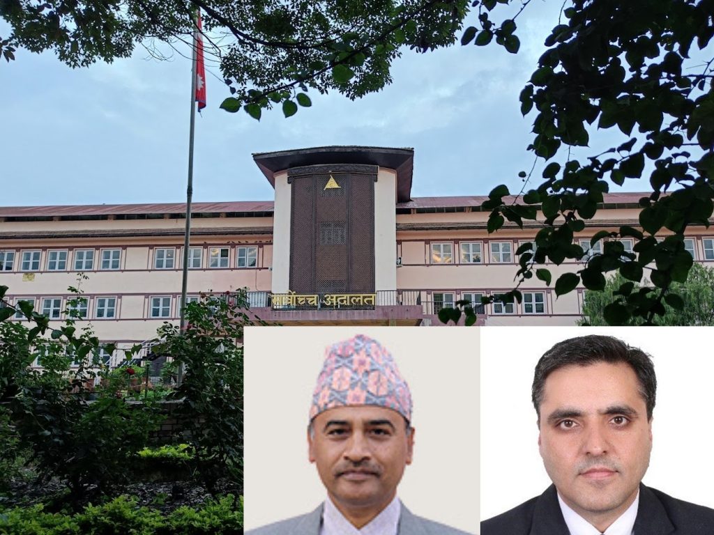 सर्वोच्च अदालतको मुख्य रजिस्ट्रारमा देवेन्द्र ढकाल, रजिष्ट्रारमा विमल पौडेल सिफारिस