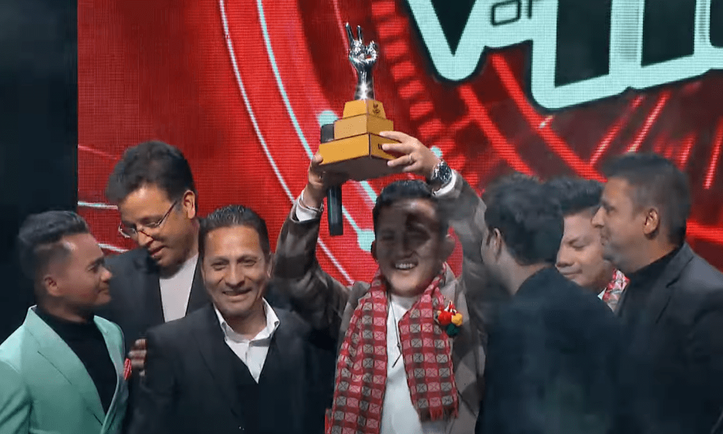 विनोद राईले जिते पाँचौं संस्करणको ‘द भ्वाइस अफ नेपाल’को उपाधि